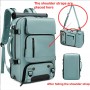 Sac à Dos de Voyage Femme, 40L, 16" Étanche, multifonctionnel, en Oxford imperméable, doublure polyester