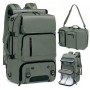Sac à Dos de Voyage Femme, 40L, 16" Étanche, multifonctionnel, en Oxford imperméable, doublure polyester