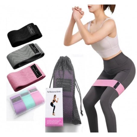 Ceinture Bande de Résistance pour le sport, Fitness & Yoga, Design Antidérapant