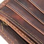 Portefeuille, portemonnaie Homme en Cuir de Vachette Véritable, calpin Style Vintage avec Moraillon