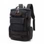 Sac à Dos Homme Vintage en Toile, Grande Capacité et Compartiment Ordinateur