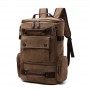 Sac à Dos Homme Vintage en Toile, Grande Capacité et Compartiment Ordinateur