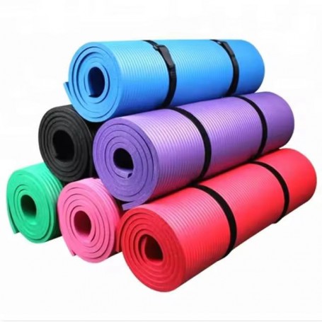 Tapis de Yoga TPE Antidérapant Double Couleur 183×61x2 cm – Épaisseur 6 mm Écologique