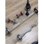 Haltère de Galvanoplastie de 58kg - Entraînement Musculaire des Bras