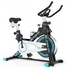 Vélo de sport spinning d'Intérieur, 150 kg, Unisexe (sans compteur) en Acier pour un fitness complète et efficace