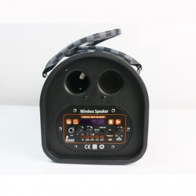 Haut-parleur sac Shopee, sans fil, Bluetooth, affichage led avec carte TF/USB/FM/AUX