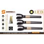 Lot de 3 Lampes Torches Rechargeables SAYONAPPS SYT-6134, 1300 Lumens