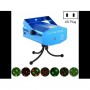 Projecteur holographique lumière Laser Star 2 couleurs Rouge + Vert avec support son, fonction active & auto made (Bleu)