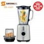 Mixeur, Moulin Sayona SB-4469, 2-en-1, 1.75L, 600W, Bocaux en Verre