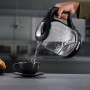 Bouilloire Électrique en Verre Geepas GK9901B, 1.8 litres, Arrêt automatique et protection contre l’ébullition à sec