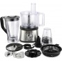 Robot Culinaire Nikai 10-en-1 NFP3100A, 1000W, 1,5 L, 2 vitesses, avec fonction Pulse