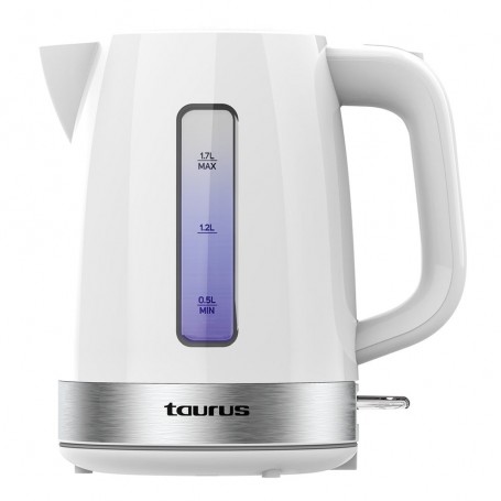 Bouilloire Électrique Taurus AROA 1,7 L – 2200W, idéale pour vos thés, cafés, tisanes ou soupes instantanées