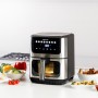 Friteuse à air chaud, Taurus Air Fry Digital 7S View –6,5L / 1600W, 8 programmes préréglés, Grille antiadhésive
