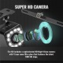 Caméra de recule, voiture, angle 170 °, HD, 4 LED avec vision nocturne, - TTP-C19B