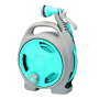 Mini chariot dévidoir de tuyau d’arrosage portable JOEKOL, Ensemble multifonction jardin & lavage