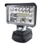 Lampe de Travail LED Portable 180W, Compatible Batteries Makita 18V, Éclairage puissant et homogène pour tout typesde tâches