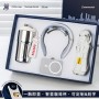 Kit cadeau multi-accessoires – Gourde, Ventilateur de cou, Parapluie pliable et Power bank