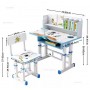 Ensemble de table et chaise réglables pour enfants B70, Multifonction , Hauteur réglable