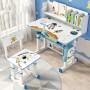 Ensemble de table et chaise réglables pour enfants B70, Multifonction , Hauteur réglable
