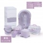 Ensemble complet de baignoire 7 pièces pour bébé avec armoire de rangement