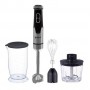 Mixeur Plongeant Multifonction SPJ HBX-SS1200W, 3 en 1, 1200W en Inox , 2 vitesses avec variateur progressif