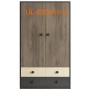 Armoire, Garde-robe pliable UL-23S451-2, à 2 portes – Design moderne et pratique