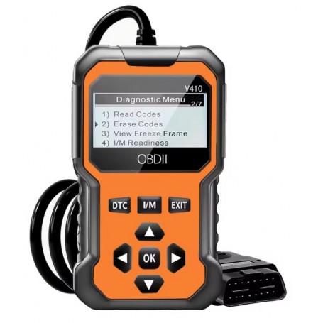 Scanner de Diagnostic auto Universal, Car & Truck V410 OBD2 – Live Data, I/M Readiness, Code Reader