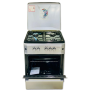Cuisinière à Gaz Westpool 60x60 cm, 4 brûleurs à gaz avec Four à Gaz, Italien, élégant et ergonomique