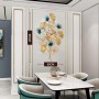 Horloge Murale de décoration style Feuille de Ginkgo A298, Design Moderne & Luxueux