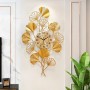Horloge Murale de décoration style Feuille de Ginkgo A298, Design Moderne & Luxueux