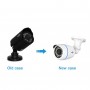 Caméra de surveillance, analogique, CMOS 1000TVL ABS - Blanc