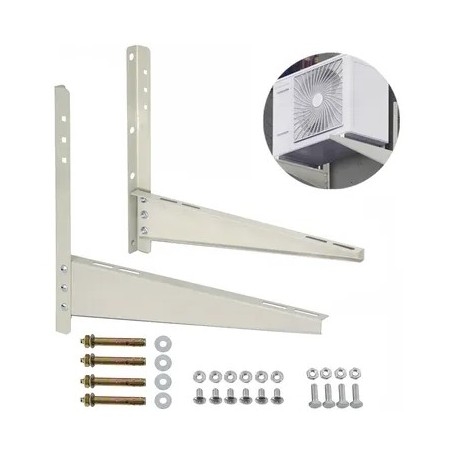 Support Mural Universel pour Climatiseur – Acier Renforcé, Haute Résistance 200 kg