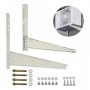 Support Mural Universel pour Climatiseur – Acier Renforcé, Haute Résistance 200 kg