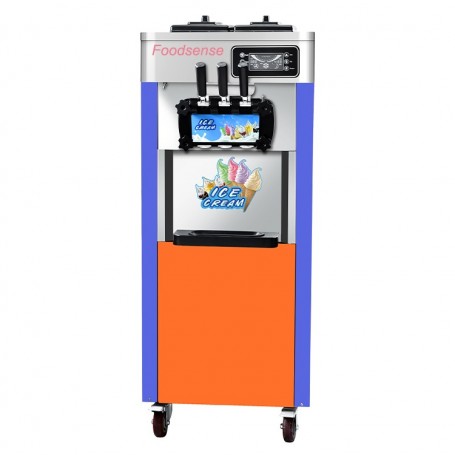 Crèmerie, Machine à Glace SK-L25, 25L/H, 1950W, Professionnelle, Refroidissement rapide et stable.