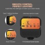 Lampe de Remplissage Mini Portable WL62 Photo 49 LED avec Clip pour Caméra, Smartphone et Ordinateur
