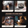 Lampe de Remplissage Mini Portable WL62 Photo 49 LED avec Clip pour Caméra, Smartphone et Ordinateur
