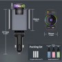 Chargeur 5 en 1 pour voiture 45W, avec diffuseur de parfum et lumière étoilée