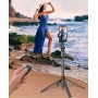 Selfie Stick Rotatif AI 360° avec Suivi Automatique du Visage – Quatre Axes Anti-Secousse