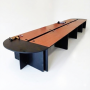 Table de Réunion contemporain 5 m pour entreprises, institutions, salles de conseil et conférence