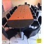 Table de Réunion contemporain 5 m pour entreprises, institutions, salles de conseil et conférence