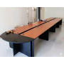 Table de Réunion contemporain 5 m pour entreprises, institutions, salles de conseil et conférence
