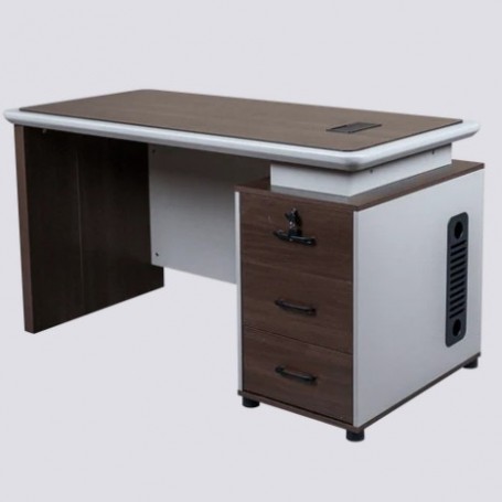 Table de Bureau Moderne K11-14 avec Tiroirs, 120 cm, design contemporain