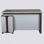 Table de Bureau Moderne K11-14 avec Tiroirs, 120 cm, design contemporain
