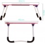 Table de lit et canapé réglable pour ordinateur portable, petit-déjeuner, support de lecture pour enfant, 60 x 40 cm lit