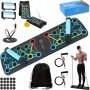 Ensemble Planche de Pompes Pliable Multifonction – Entraînement Complet du Haut du Corps