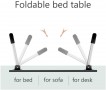 Table de lit et canapé réglable pour ordinateur portable, petit-déjeuner, support de lecture pour enfant, 60 x 40 cm lit