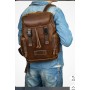 Sac à Dos Homme en Cuir Vintage, Grande capacité Style Classique & Résistant