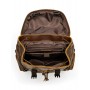 Sac à Dos Homme en Cuir Vintage, Grande capacité Style Classique & Résistant