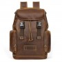Sac à Dos Homme en Cuir Vintage, Grande capacité Style Classique & Résistant