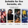 Carte Son & Sound Mixer 48V à Large Diaphragme – Plug & Play pour Enregistrement et Live Streaming